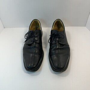 Mens Black Leather Dress Shoes Size 12M Made In Brazil Loafers Wedding Career